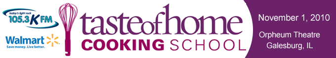 Taste of Home Cooking School Galesburg, IL
